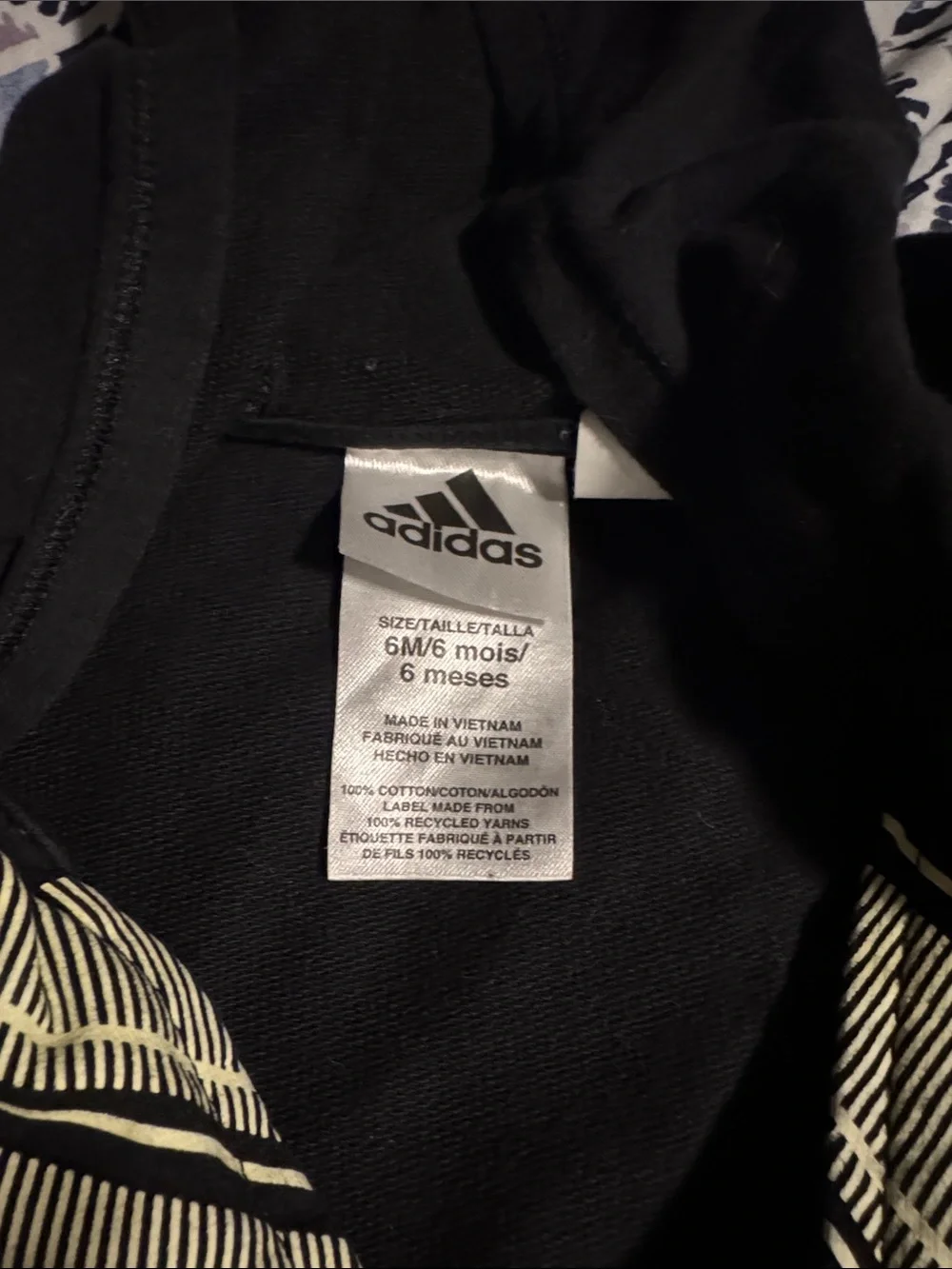 adidas Black Hooded Zip One-Piece with Yellow Logo